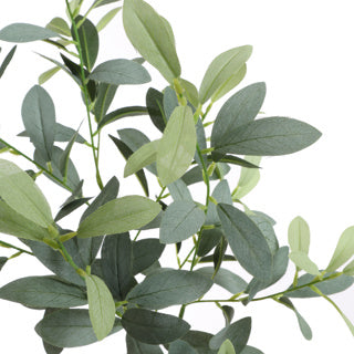 FIORE ARTIFICIALE RAMO FOGLIE COL. VERDE GREY 100 CM