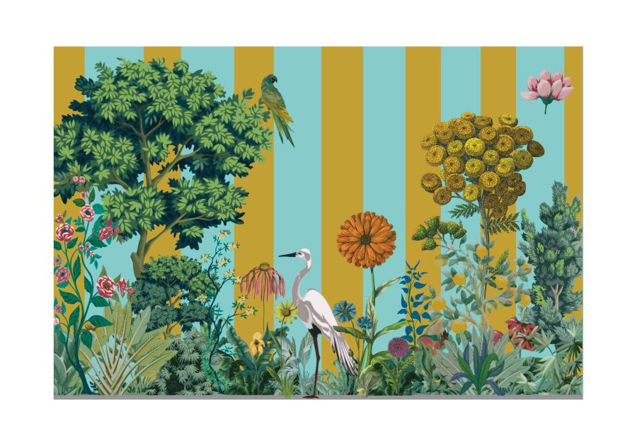 set tovagliette americane rettangolare airone cielo - PINK MARTINI