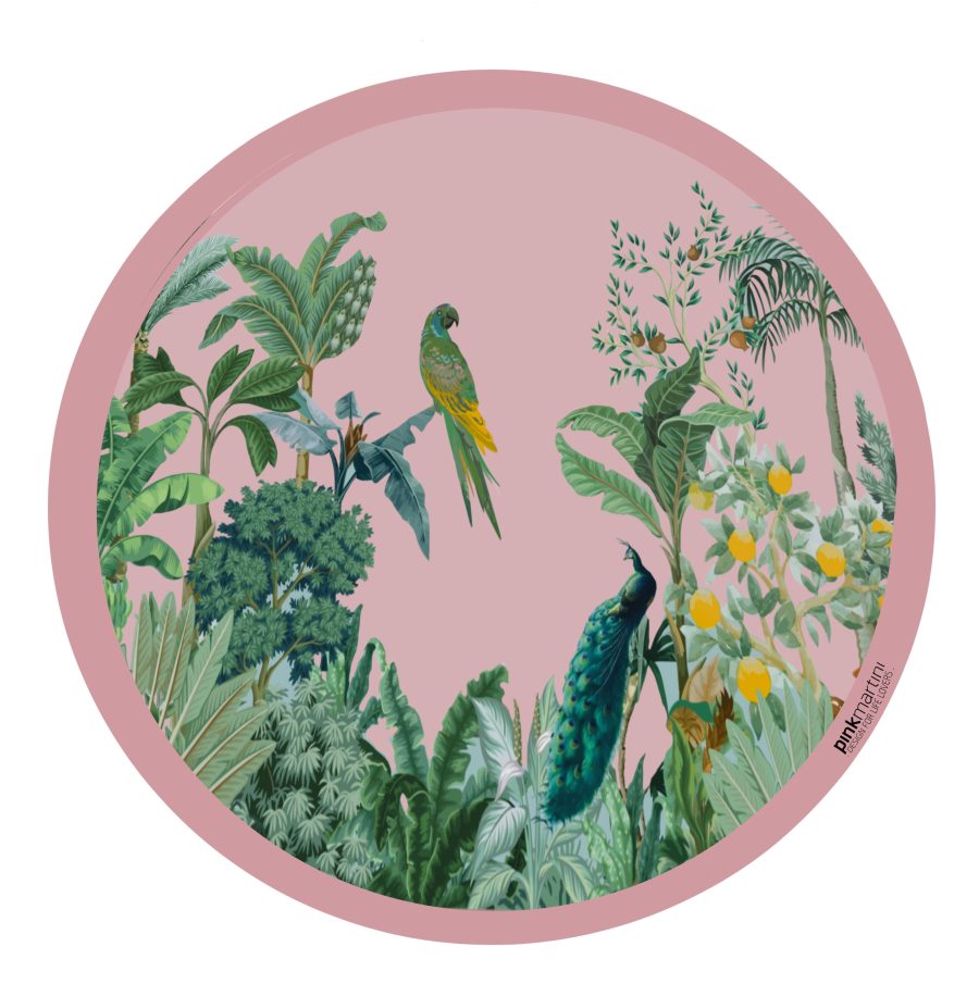 set tovagliette americana pappagallo rosa - PINK MARTINI