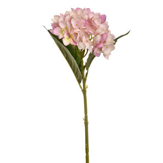 FIORE ARTIFICIALE ORTENSIA COL. ROSA ANTICO 45 CM SETA