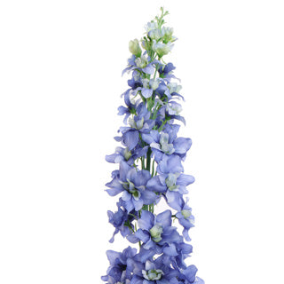 FIORE ARTIFICIALE RAMO FIORITO COL. BLU SCURO 110 CM SETA