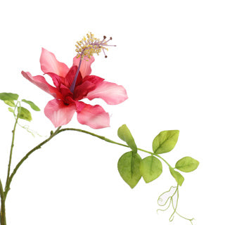 FIORE ARTIFICIALE FIORI DELLE FATE COL. ROSA SCURO 115 CM SETA