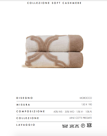 FRATI HOME PLAID SOFT CASHMERE MAROCCO