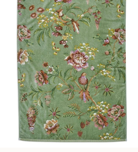 PIP STUDIO - SET VISO E OSPITE COL.VERDE