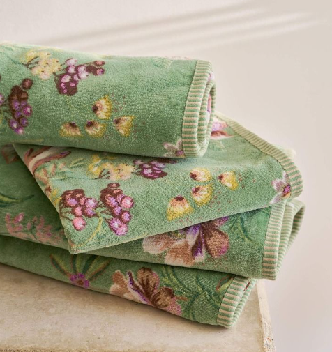 PIP STUDIO - SET VISO E OSPITE COL.VERDE