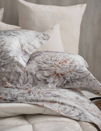 BLUMARINE COPPIA CUSCINI SOGNI 48X48 COL.PERLA