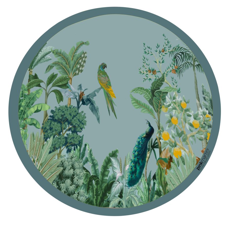 set tovagliette americana pappagallo azzurro - PINK MARTINI