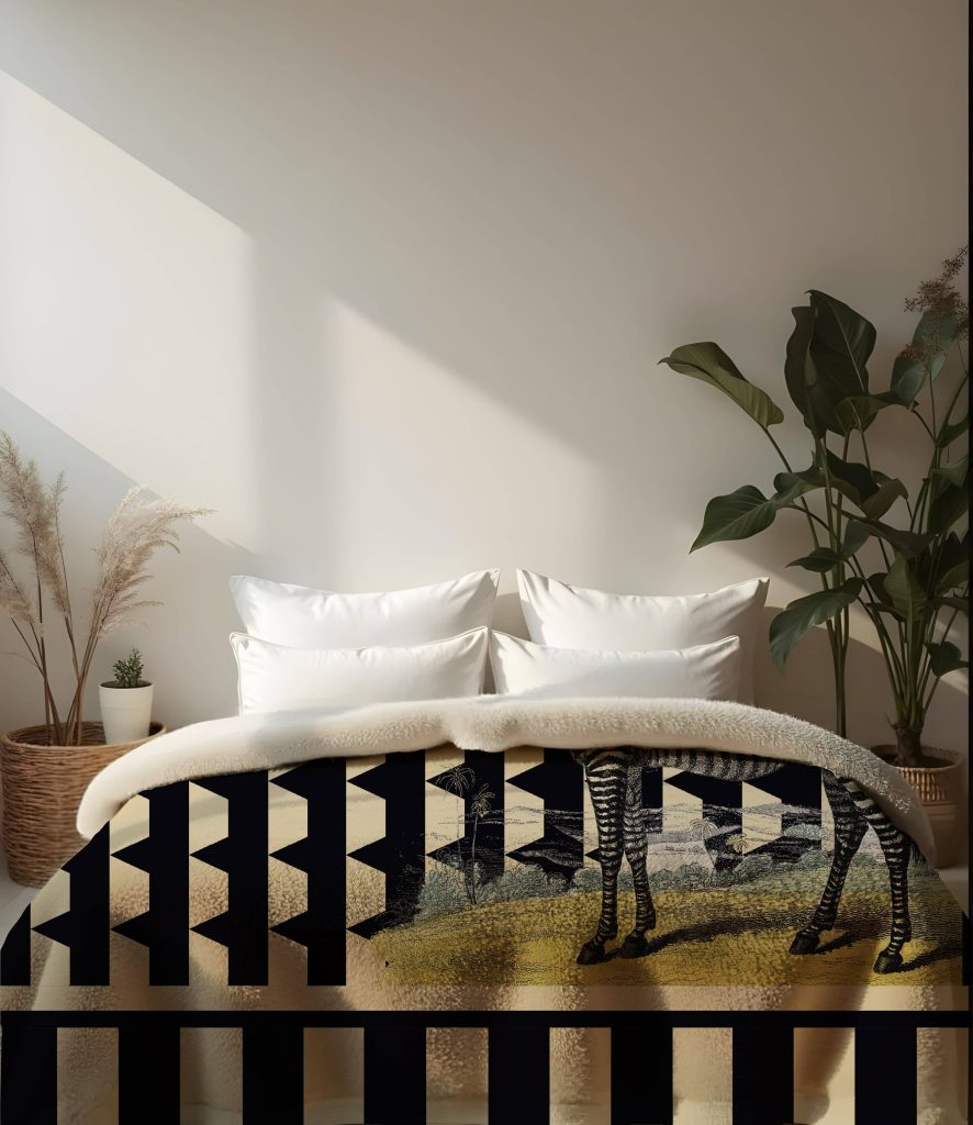 PLAID sherpa Zebra - PINK MARTINI