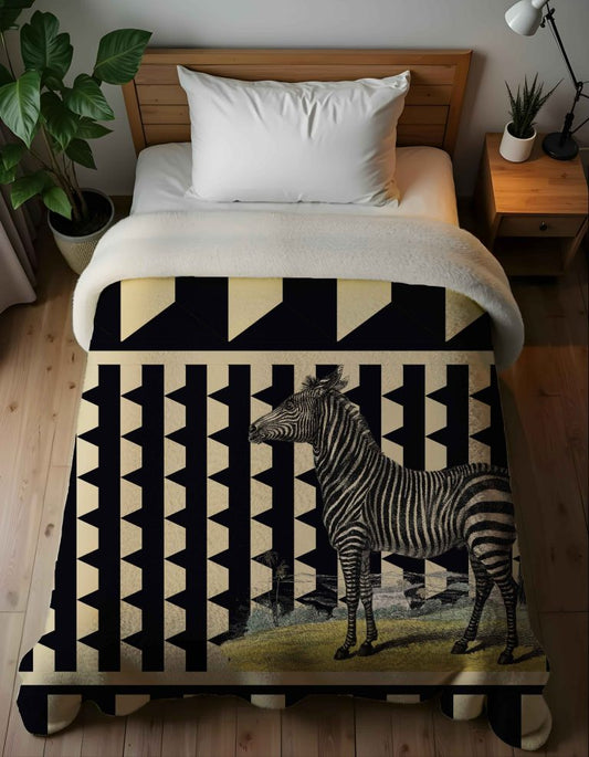 PLAID sherpa Zebra - PINK MARTINI