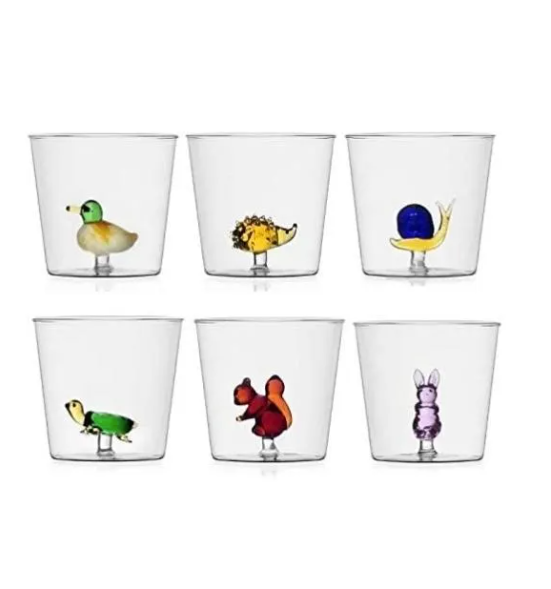 ICHENDORF SET 6 TUMBLER ANIMAL FARM