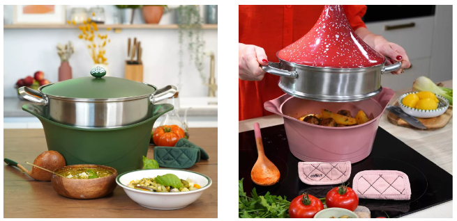 COOKUT - CESTELLO VAPORE IN ACCIAIO INOX PER COCOTTE 24 CM