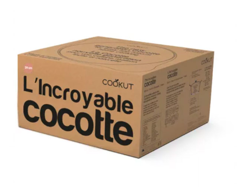 COCOTTE 28 CM MOCHA - da 6 a 12 persone 7 litri - COOKUT