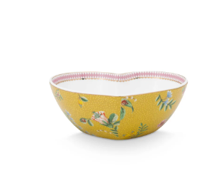 PIP STUDIO - set 4 bowl/piatti fondi LA MAJORELLE YELLOW 16X14.5X6CM